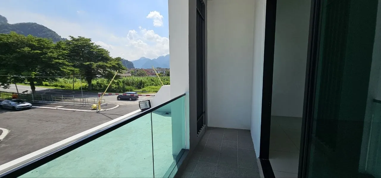 Balcony of the Ampang Cove semi-D looking over the neighbourhood