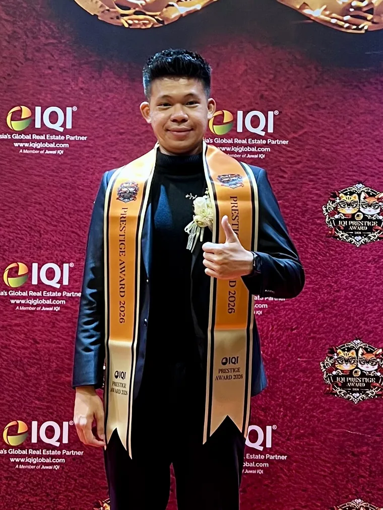 MaSk Chan, IQI property negotiator in Ipoh, at the IQI Prestige Award 2026