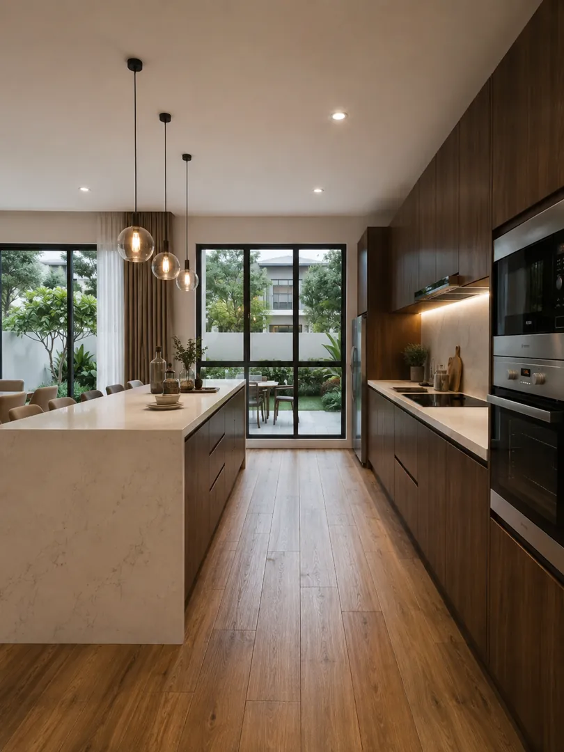Urban FORResSSTss Gated enclave artist impression: kitchen