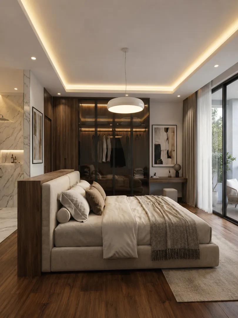 Urban FORResSSTss Gated enclave artist impression: master bedroom