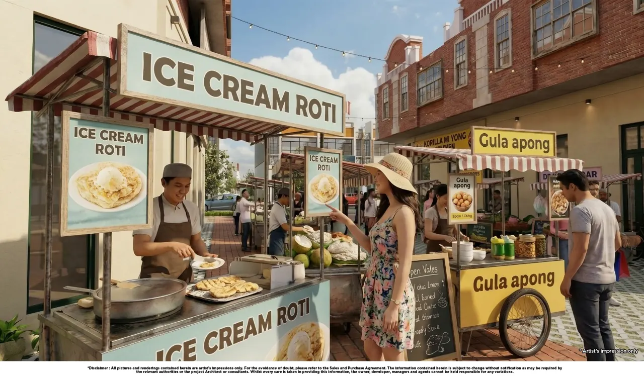 Urban FORResSSTss commercial hub artist impression: nostalgic childhood treats