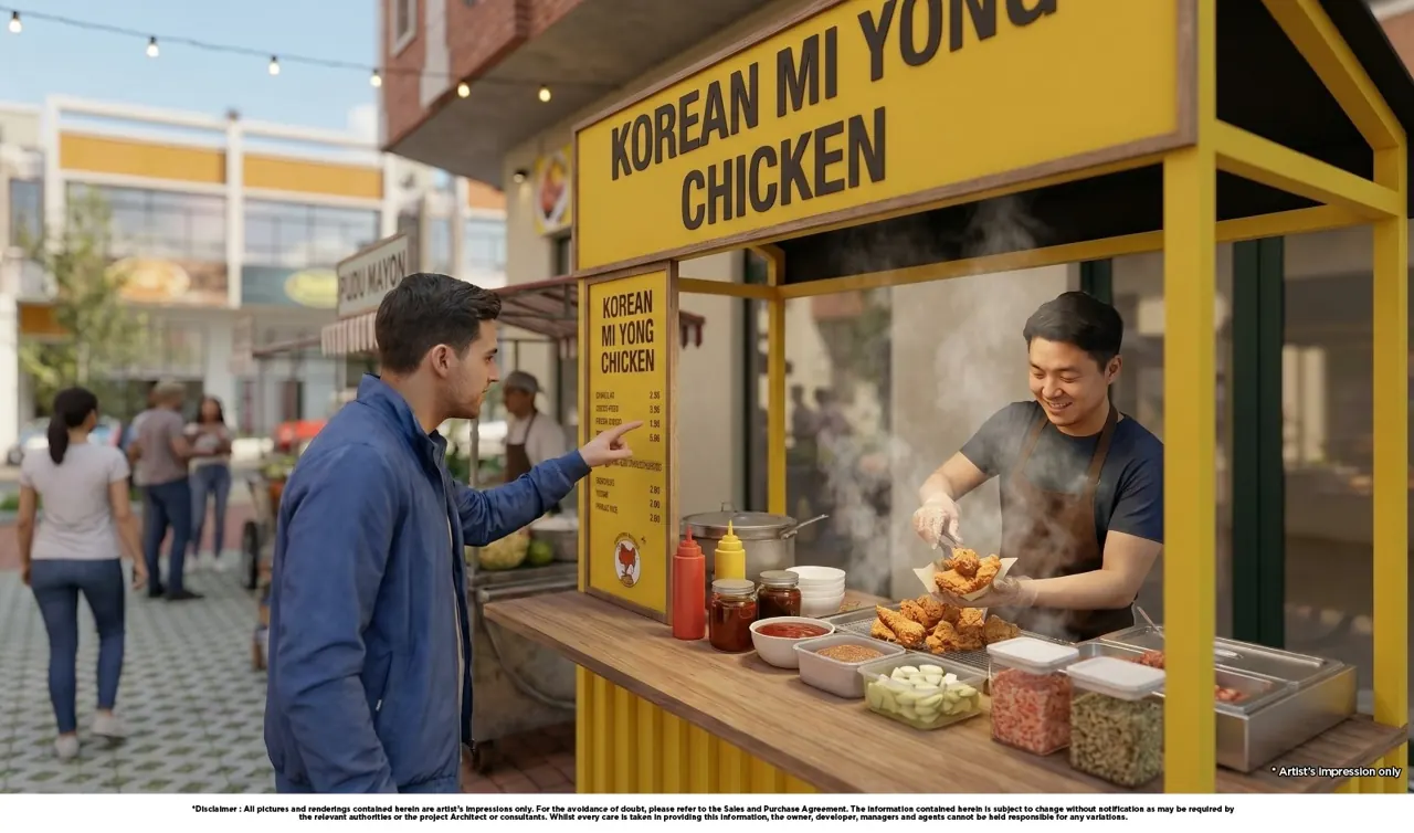 Urban FORResSSTss commercial hub artist impression: an extensive selection of local favourites